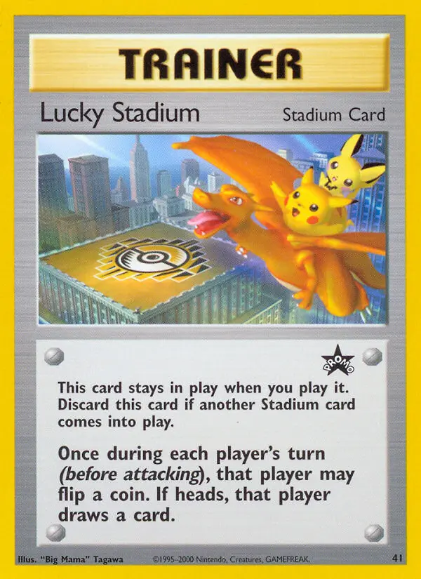Lucky Stadium Common rarity Wizards Black Star Promos Pokémon card price