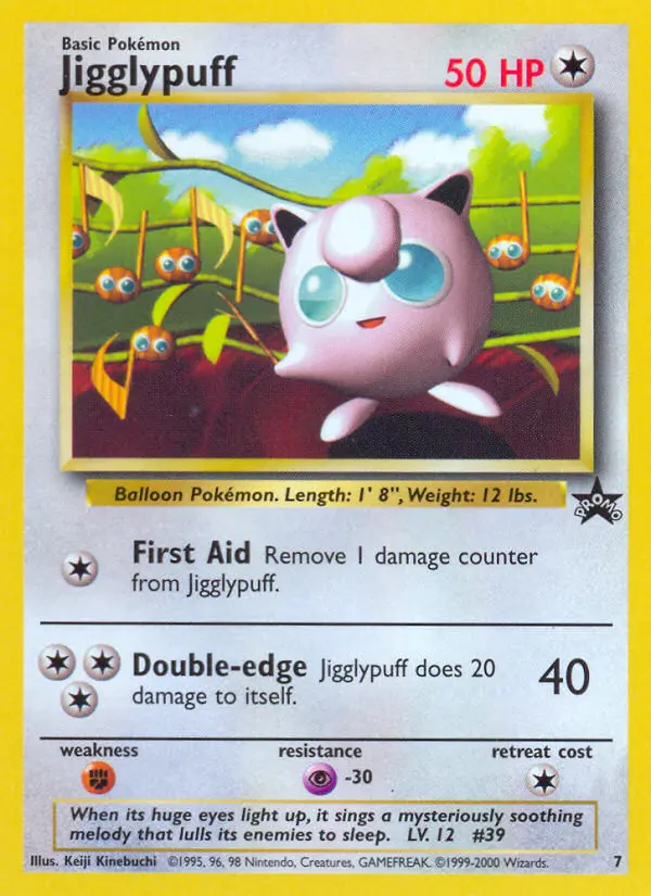 Jigglypuff Common rarity Wizards Black Star Promos Pokémon card price