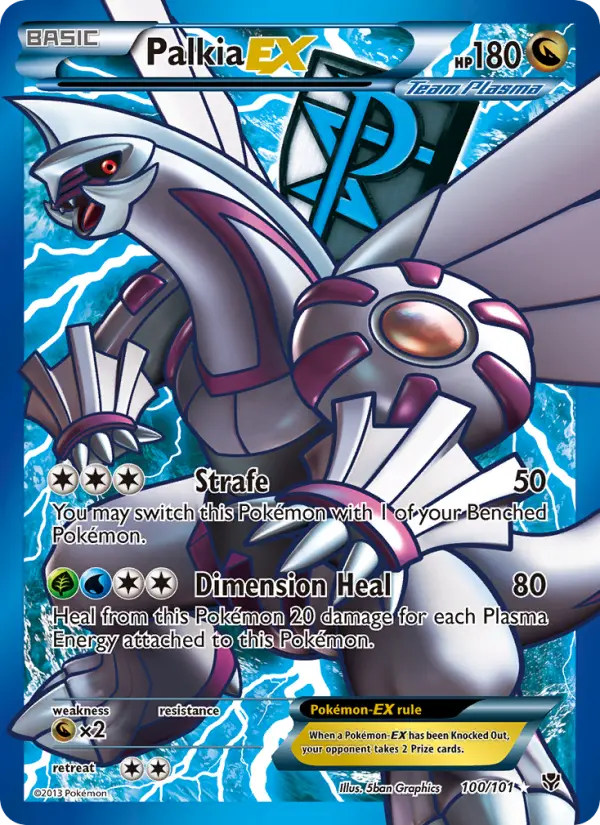 Palkia-EX Ultra Rare rarity Plasma Blast Pokémon card price