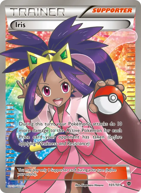 Iris Ultra Rare rarity Plasma Blast Pokémon card price — $116.00