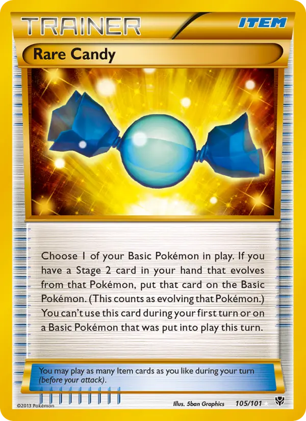 Rare Candy Secret Rare rarity Plasma Blast Pokémon card price — $183.76
