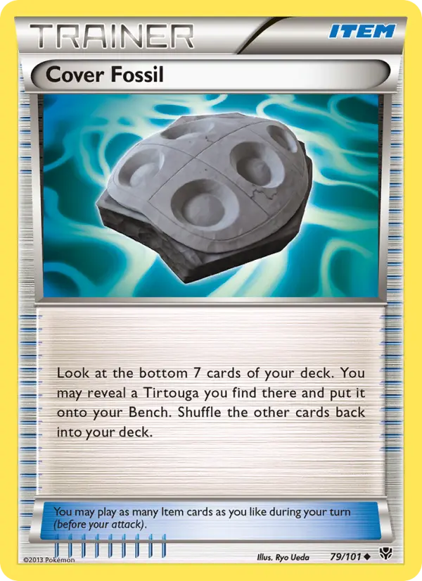 Cover Fossil Uncommon rarity Plasma Blast Pokémon card price — $0.65