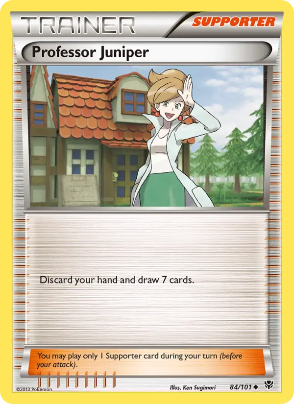Professor Juniper Uncommon rarity Plasma Blast Pokémon card price — $0.65