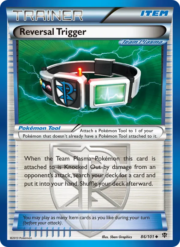 Reversal Trigger Uncommon rarity Plasma Blast Pokémon card price — $0.50