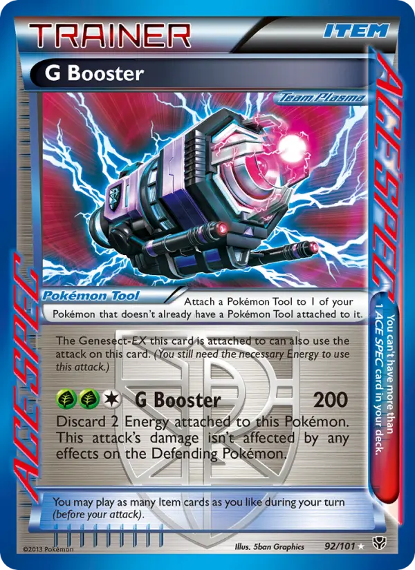 G Booster Rare rarity Plasma Blast Pokémon card price — $5.19
