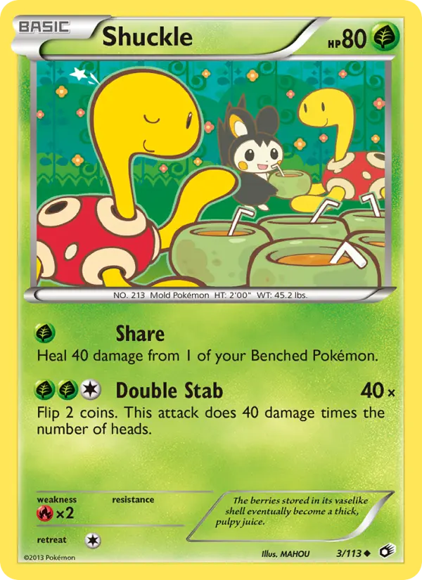 Shuckle Uncommon rarity Legendary Treasures Pokémon card price — $49.74