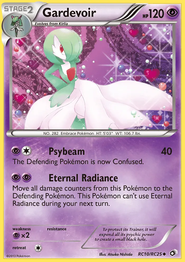 Gardevoir Uncommon rarity Legendary Treasures Pokémon card price — $12.41