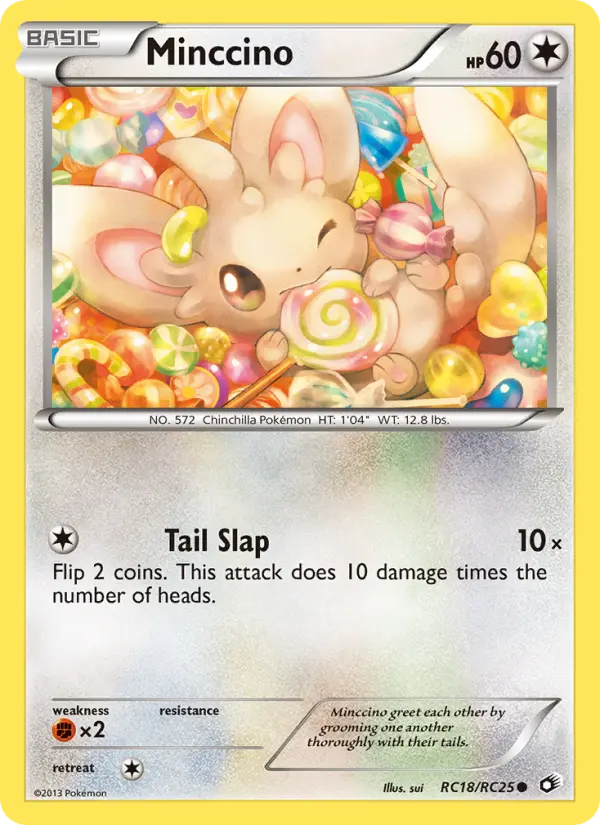 Minccino Common rarity Legendary Treasures Pokémon card price — $7.16