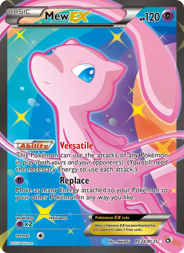 Mew-EX Ultra Rare rarity Legendary Treasures Pokémon card price — $227.19