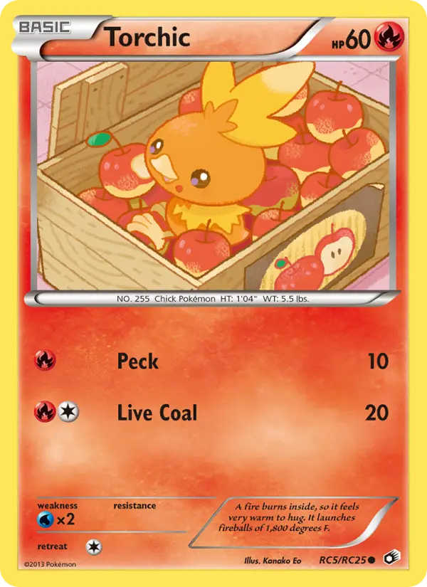 Torchic Common rarity Legendary Treasures Pokémon card price — $4.34