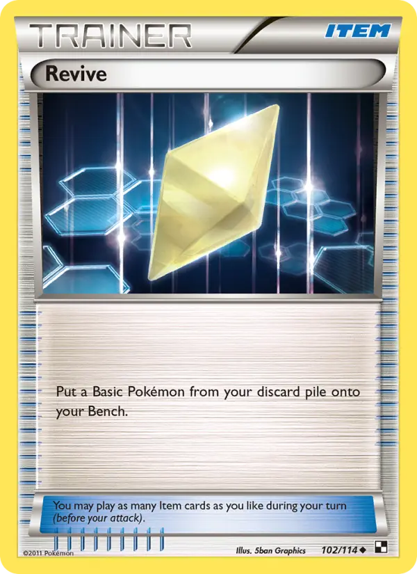 Revive Uncommon rarity Black & White Pokémon card price — $0.58