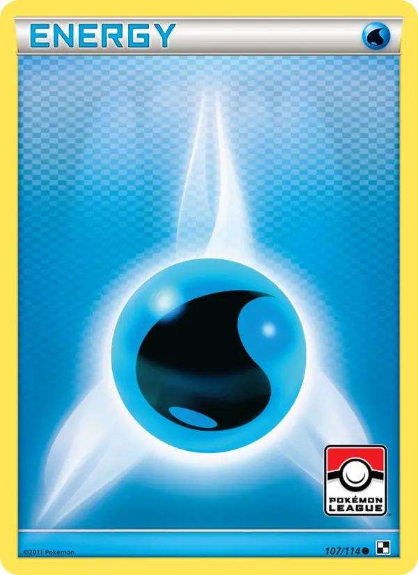 Water Energy Common rarity Black & White Pokémon card price — $8.18