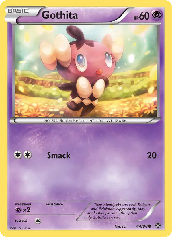 Gothita Common rarity Emerging Powers Pokémon card price — $0.97