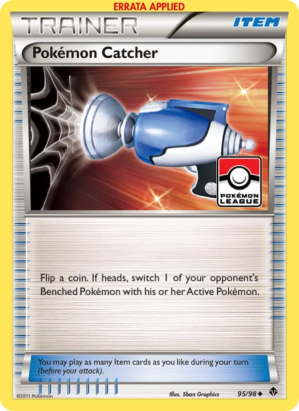 Pokémon Catcher Uncommon rarity Emerging Powers Pokémon card price — $0.60
