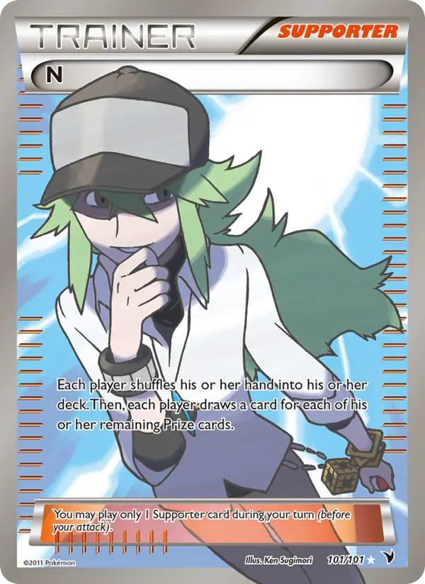 N Ultra Rare rarity Noble Victories Pokémon card price — $233.55