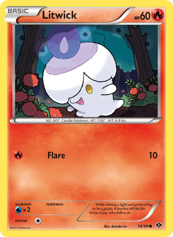 Litwick Common rarity Next Destinies Pokémon card price — $2.13