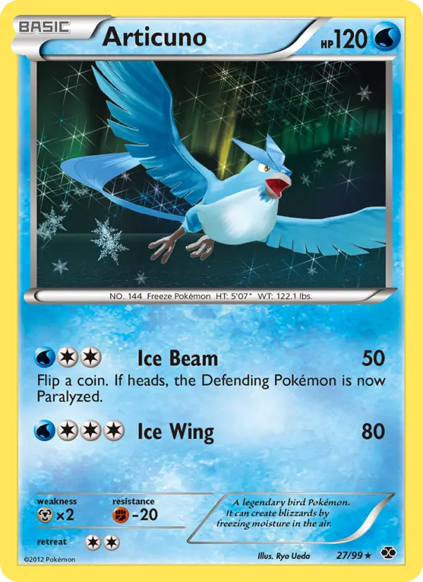 Articuno Rare rarity Next Destinies Pokémon card price — $9.76