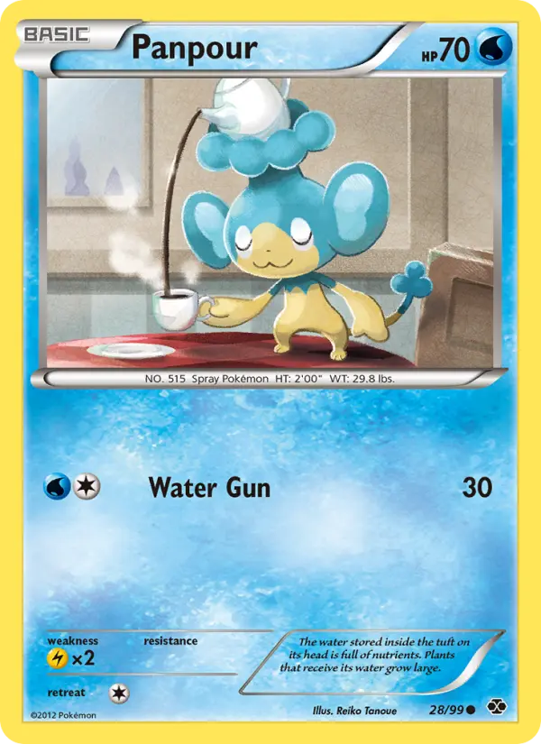 Panpour Common rarity Next Destinies Pokémon card price — $0.91