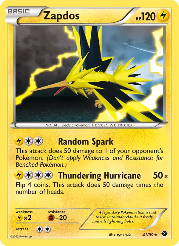 Zapdos Rare rarity Next Destinies Pokémon card price — $6.87