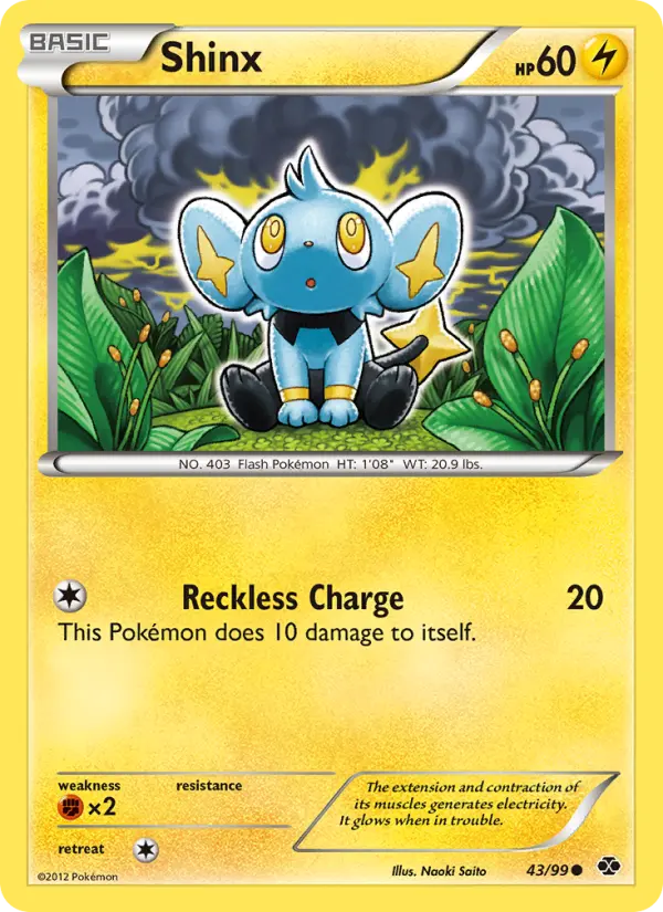 Shinx Common rarity Next Destinies Pokémon card price — $3.92