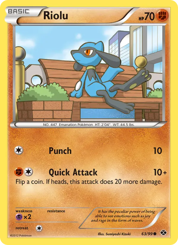 Riolu Common rarity Next Destinies Pokémon card price — $3.50