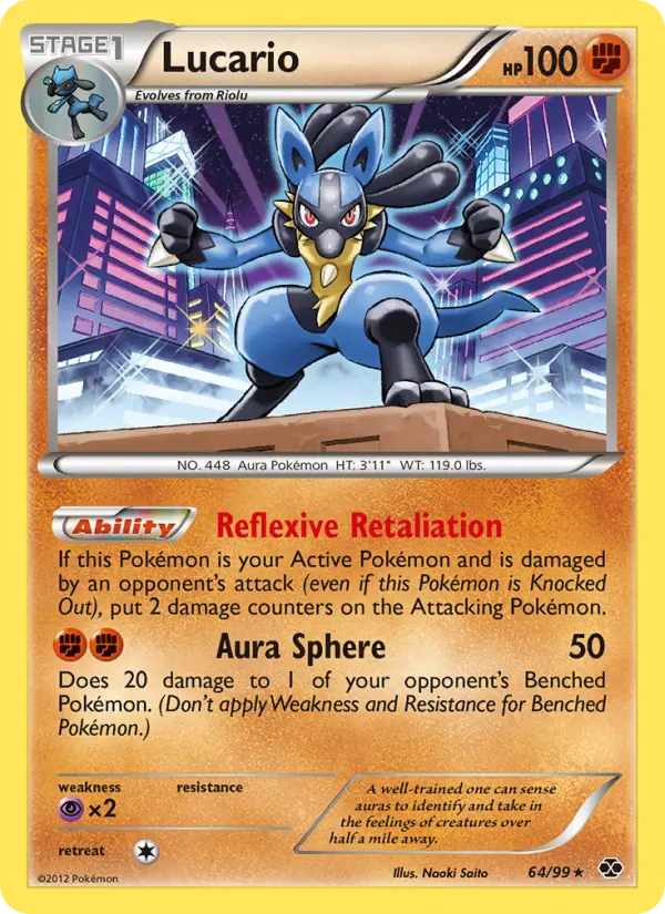Lucario Rare rarity Next Destinies Pokémon card price — $14.55