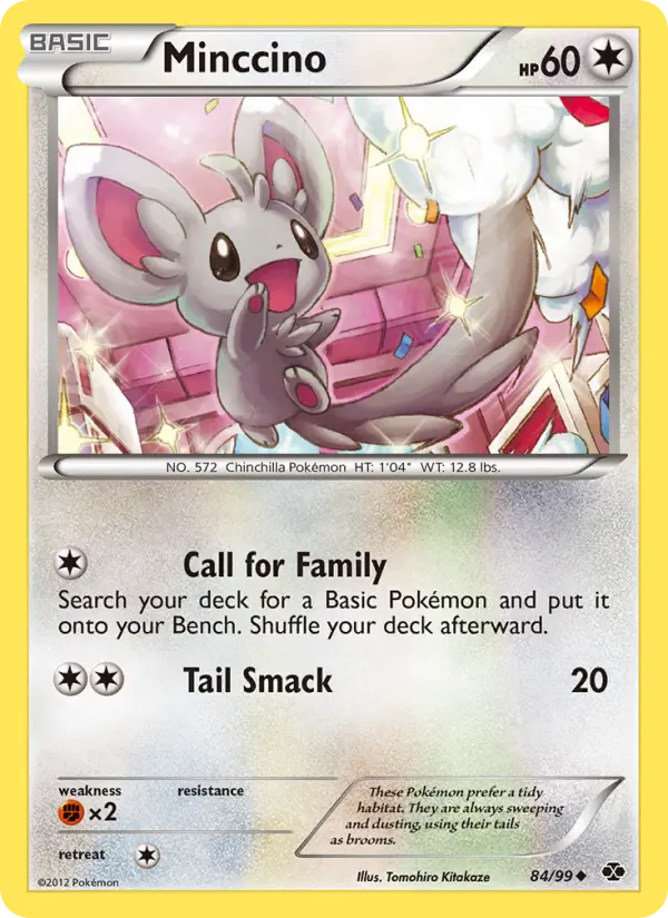 Minccino Uncommon rarity Next Destinies Pokémon card price — $1.71