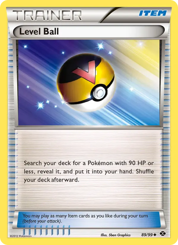 Level Ball Uncommon rarity Next Destinies Pokémon card price — $3.65