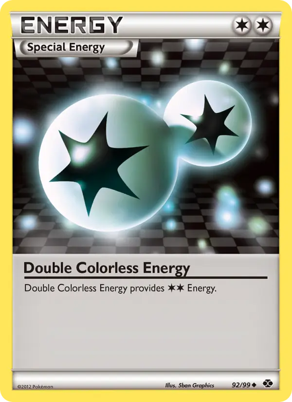 Double Colorless Energy Uncommon rarity Next Destinies Pokémon card price — $1.23