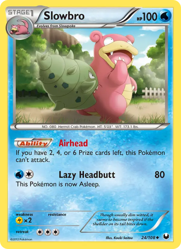 Slowbro Uncommon rarity Dark Explorers Pokémon card price — $16.34