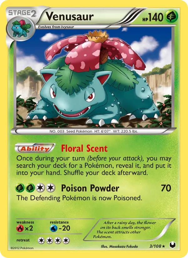 Venusaur Rare rarity Dark Explorers Pokémon card price — $39.56