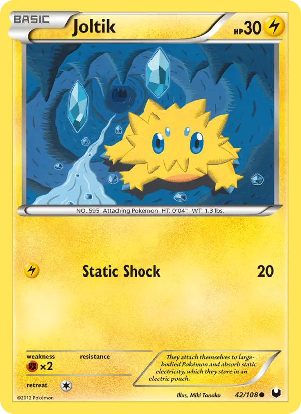 Joltik Common rarity Dark Explorers Pokémon card price — $18.33