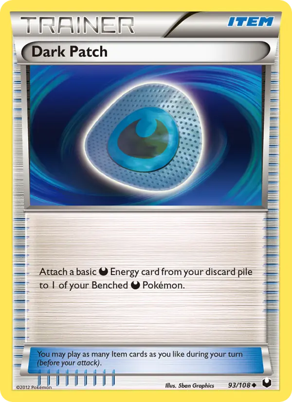 Dark Patch Uncommon rarity Dark Explorers Pokémon card price — $4.34