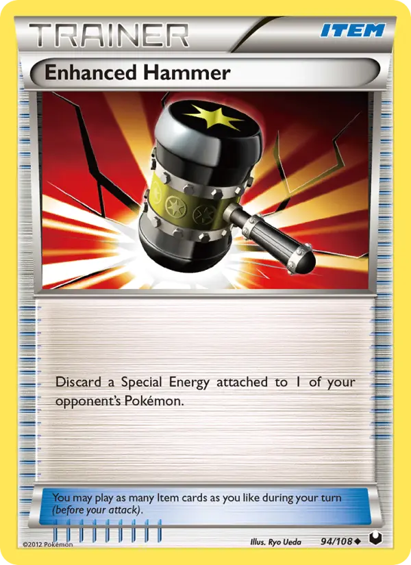 Enhanced Hammer Uncommon rarity Dark Explorers Pokémon card price — $1.78