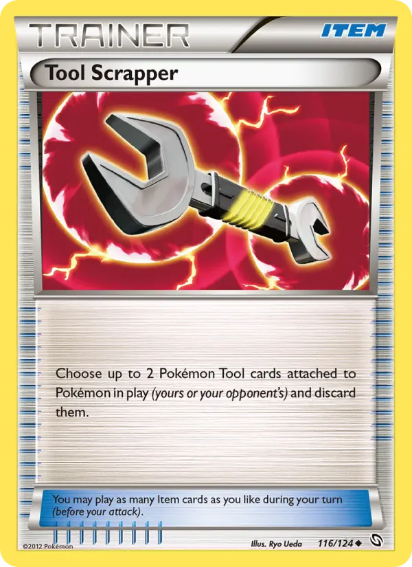 Tool Scrapper Uncommon rarity Dragons Exalted Pokémon card price — $1.62