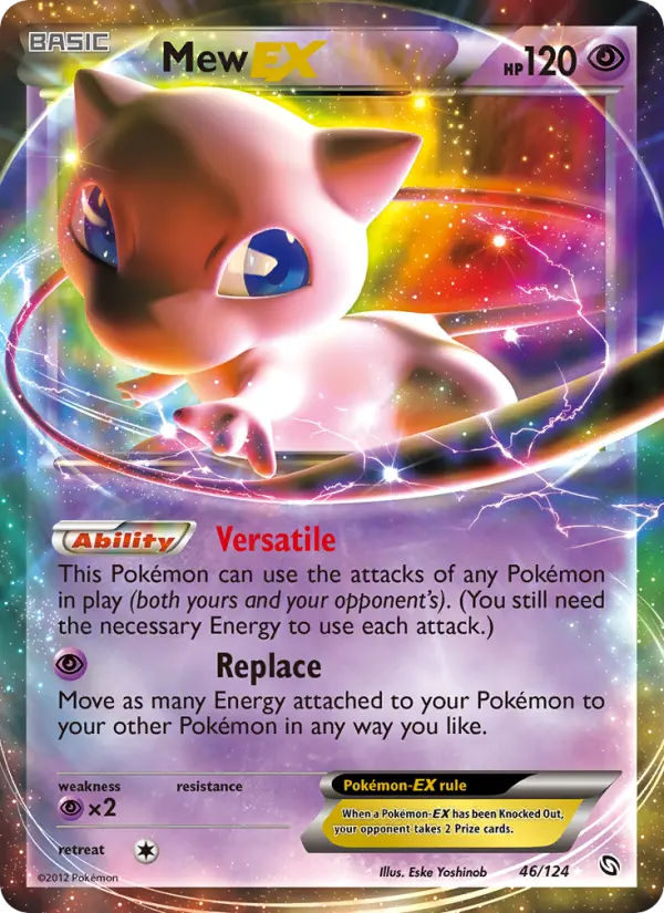 Mew-EX Rare rarity Dragons Exalted Pokémon card price