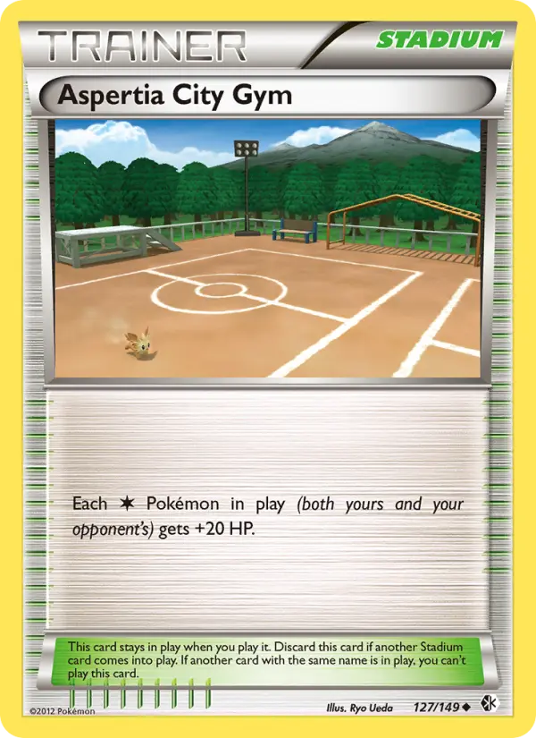 Aspertia City Gym Uncommon rarity Boundaries Crossed Pokémon card price — $1.20