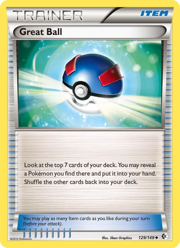Great Ball Uncommon rarity Boundaries Crossed Pokémon card price — $2.07