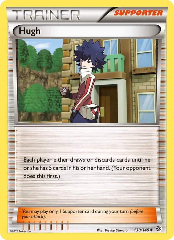 Hugh Uncommon rarity Boundaries Crossed Pokémon card price — $2.57