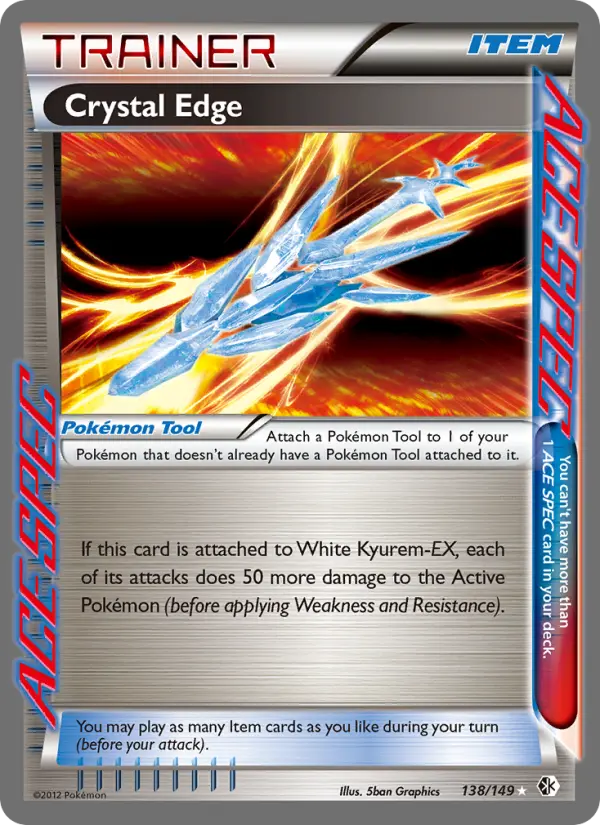 Crystal Edge Rare rarity Boundaries Crossed Pokémon card price — $2.63