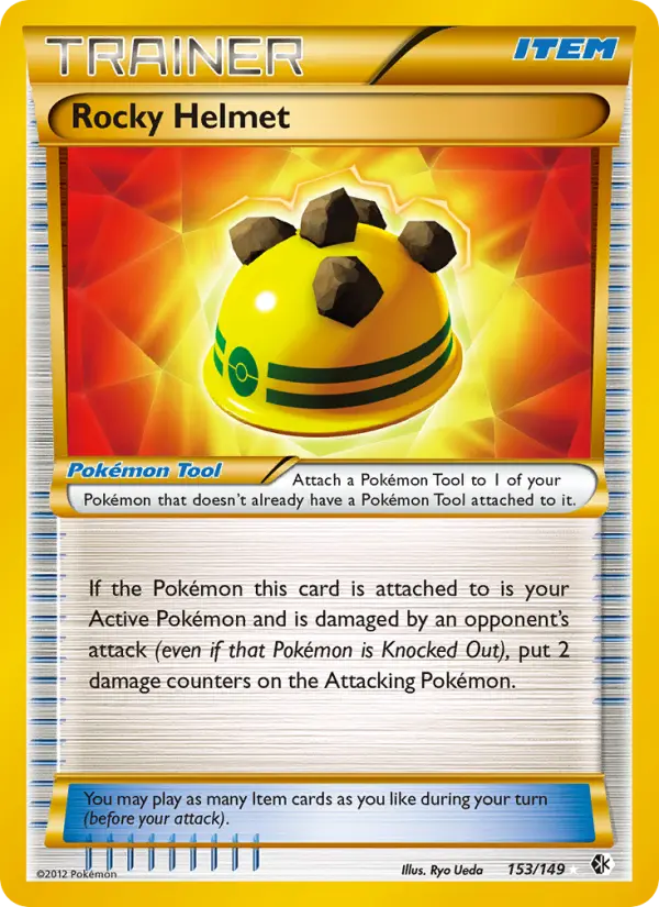 Rocky Helmet Secret Rare rarity Boundaries Crossed Pokémon card price — $39.98
