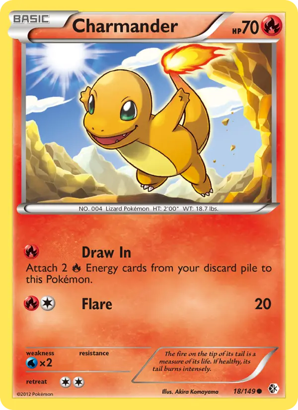 Charmander Common rarity Boundaries Crossed Pokémon card price — $29.50