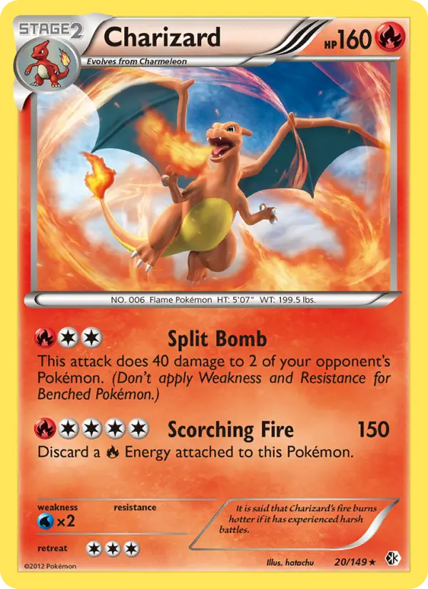 Charizard Rare rarity Boundaries Crossed Pokémon card price — $48.36