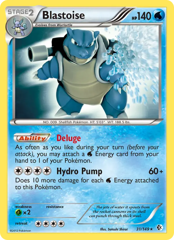 Blastoise Rare rarity Boundaries Crossed Pokémon card price — $22.92