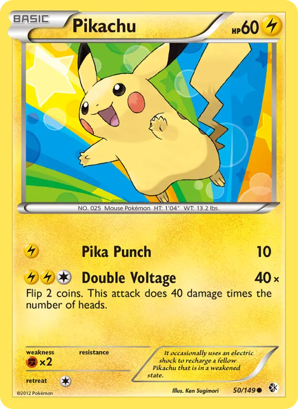 Pikachu Common rarity Boundaries Crossed Pokémon card price — $31.68