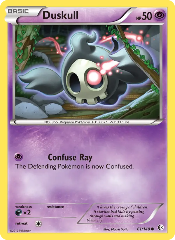 Duskull Common rarity Boundaries Crossed Pokémon card price — $5.02