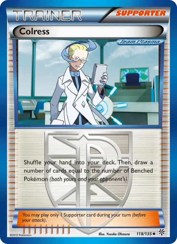 Colress Uncommon rarity Plasma Storm Pokémon card price — $12.97