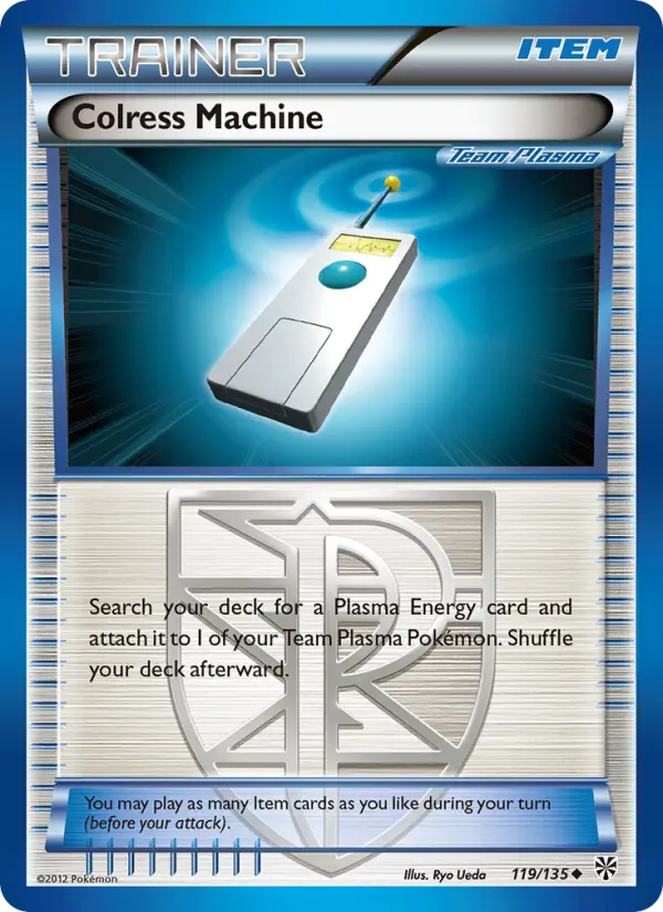 Colress Machine Uncommon rarity Plasma Storm Pokémon card price — $2.88