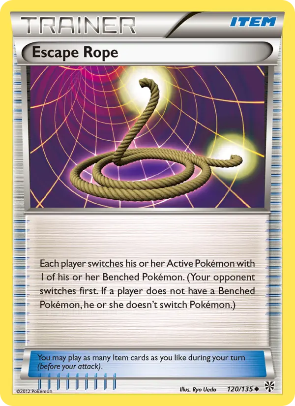 Escape Rope Uncommon rarity Plasma Storm Pokémon card price — $15.50