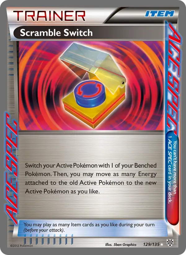 Scramble Switch Rare rarity Plasma Storm Pokémon card price — $7.77